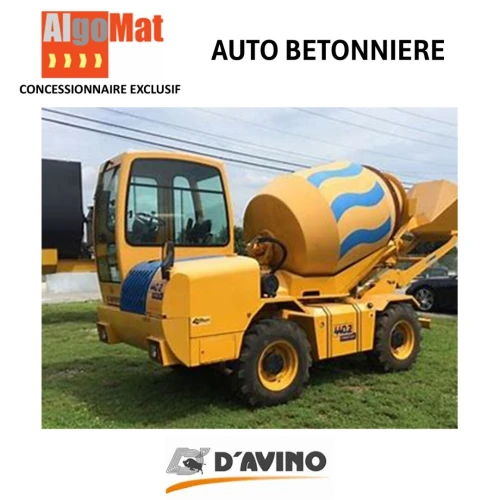 DAVINO  دافينو AUTO BETONNIERE  440.2 / 2.5M3 - 560.2 / 4M3  خلاطة خرسانة أوتوماتيكية 2025