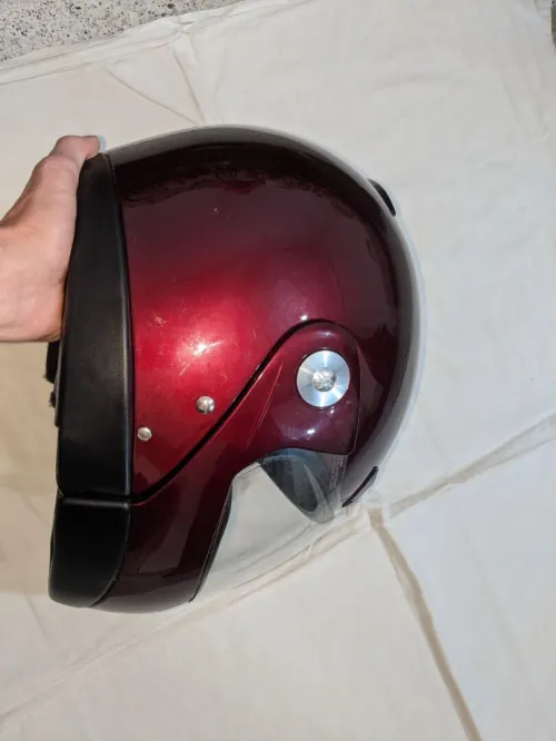 Casque moto PROBIKER Rouge Bordeaux XS - Neuf/Excellent État
