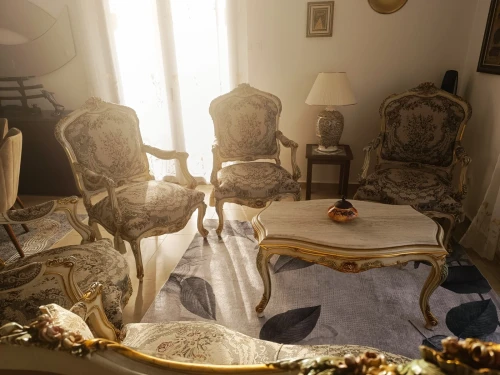 Salon 7 places  Louis XV