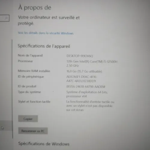 Pc portable dell G15