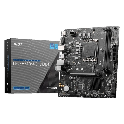 CARTE MERE MSI PRO H610M-E DDR4 ( CONFIGURATION UNIQUEMENT )