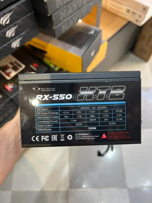 ALIMENTATION RAIDMAX RX550 XTB 550W