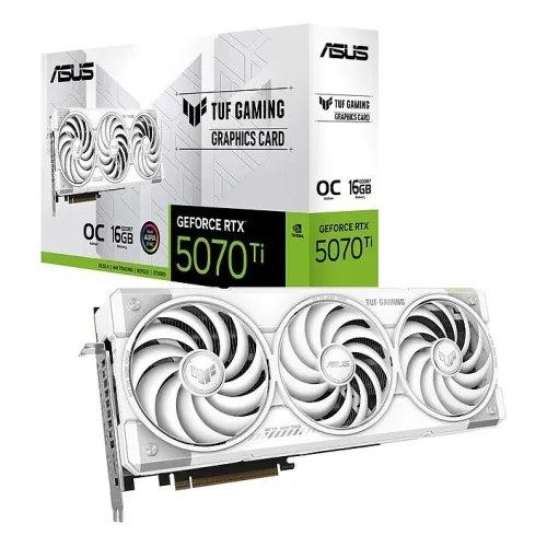 GPU ASUS TUF RTX 5070TI 16GB OC WHITE EDITION