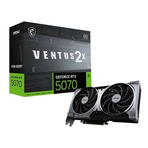 GPU MSI VENTUS 2X RTX 5070 12GB OC BLACK