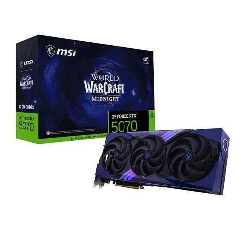 GPU MSI RTX 5070 12GB OC WORLD OF WARCRAFT