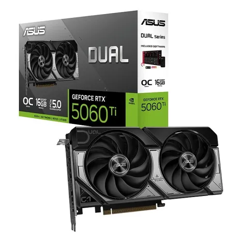 GPU ASUS DUAL RTX 5060TI 16GB 2X OC