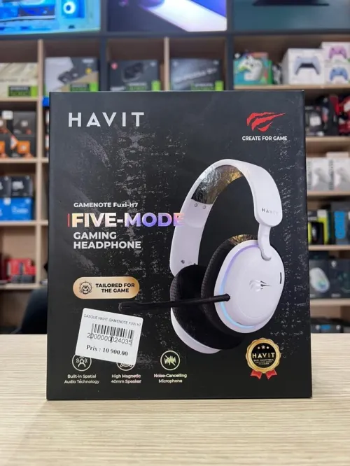 CASQUE HAVIT GAMENOTE FUXI H7 WIRELESS WHITE