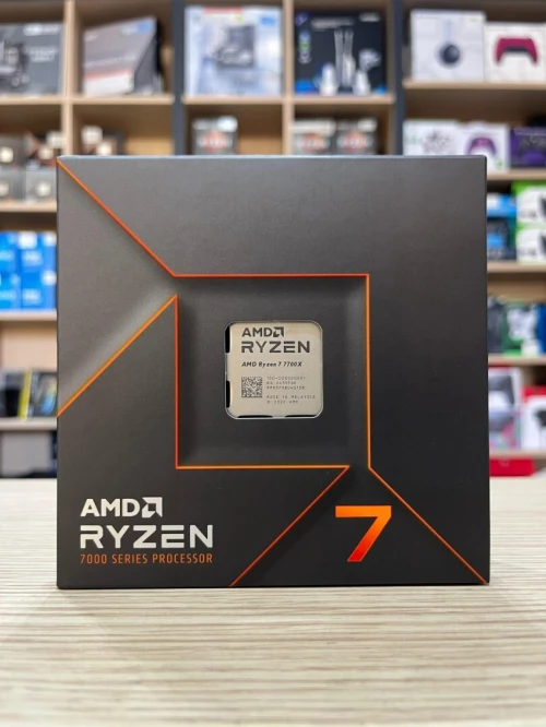 CPU AMD RYZEN 7 7700X BOX ( 4.5 GHz / 5.4 GHz / 8 Cores / 16Threads / 40 MB L3 Cache )
