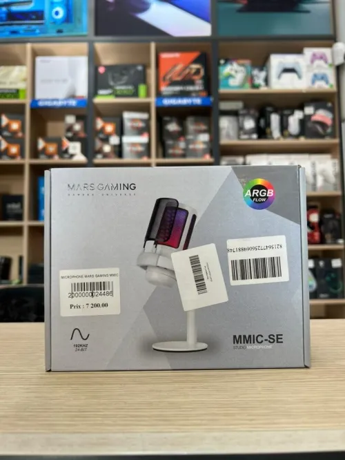 MICROPHONE MARS GAMING MMIC-SEW WHITE