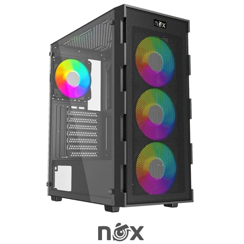 BOITIER NOX QUANTUM BLACK RGB