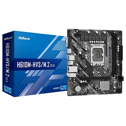 CARTE MERE ASROCK H610 HVS /M.2 D4 ( CONFIGURATION UNIQUEMENT )