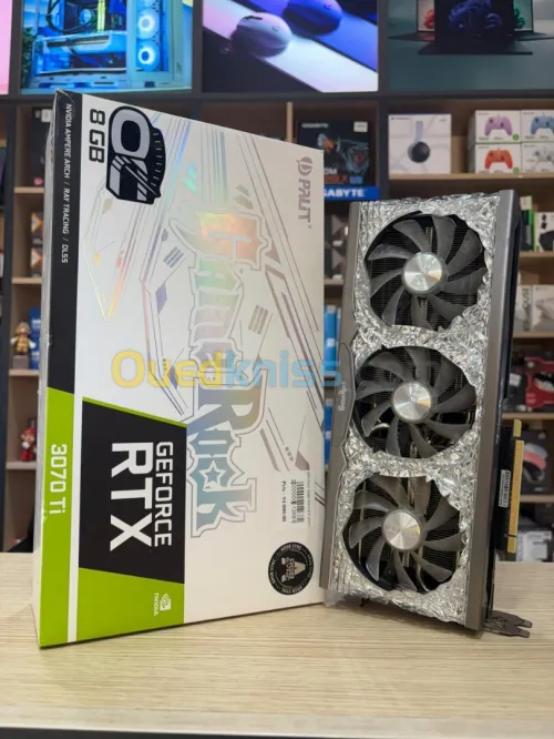 GPU PALIT GAME ROCK RTX 3070TI 8GB BOX ( USED LIKE NEW )