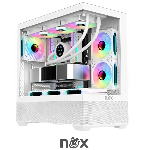 BOITIER NOX ASPIRE FLOW WHITE ARGB