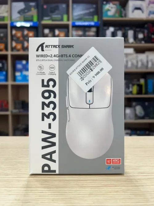 SOURIS ATTACK SHARK X3 BLACK
