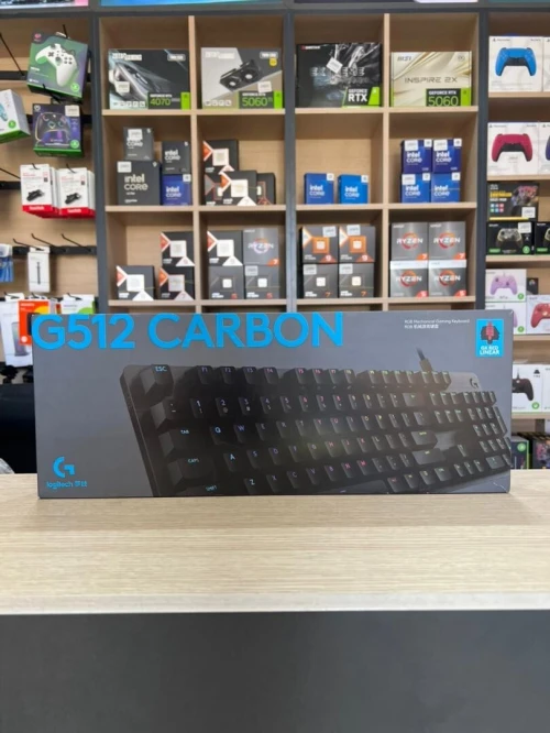 CLAVIER LOGITECH G512 CARBON RED LINEAR / BROWN TACTILE