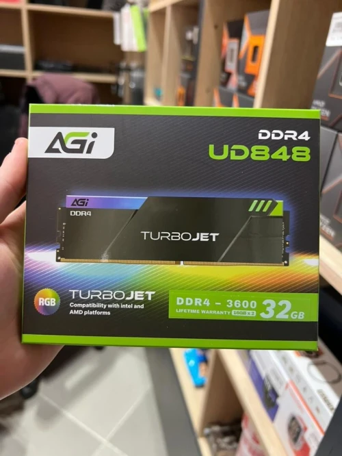 RAM AGI UD848 16GB 3600MHZ CL18 RGB ( CONFIGURATION UNIQUEMENT )