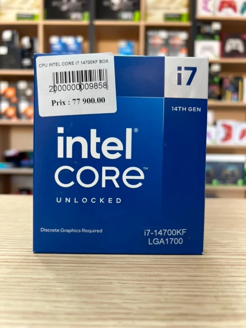 CPU INTEL CORE I7 14700KF BOX (3.4 GHz / 5.6 GHz / 20 Cores / 28 Threads / 33 MB Cache )
