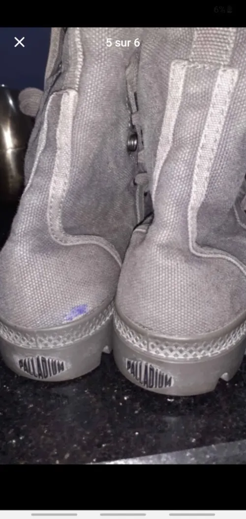 Palladium original  pointure 37 grise  4000