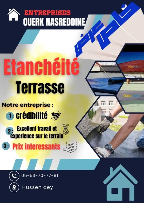 Étanchéité terrasse 