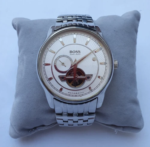 Montre de luxe Hugo Boss automatique original pour homme
