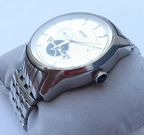 Montre de luxe Hugo Boss automatique original pour homme