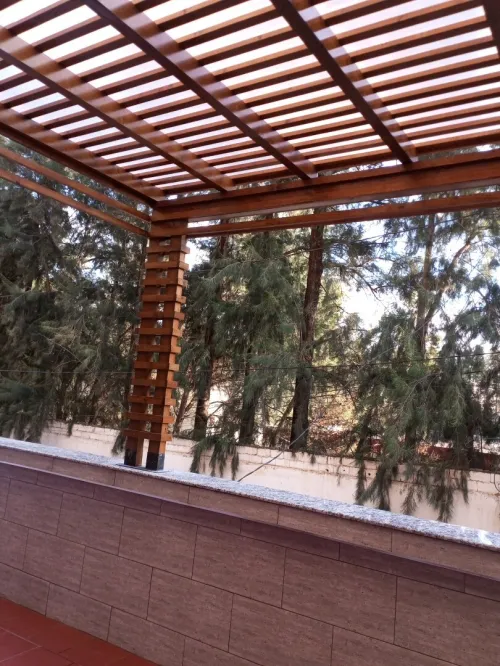 Pergola luxe en bois
