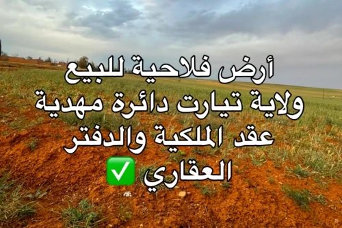 Vente Terrain Agricole Tiaret Mahdia