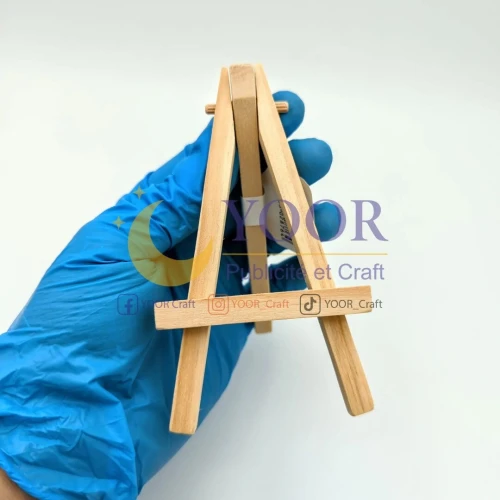 mini chevalet 12cm حامل خشبي