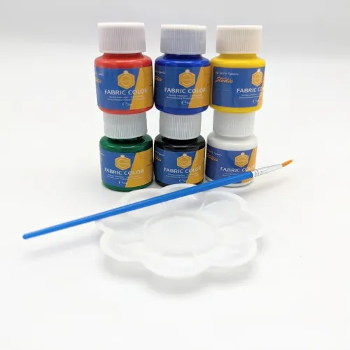 Kit peinture tissu طقم الوان قماش