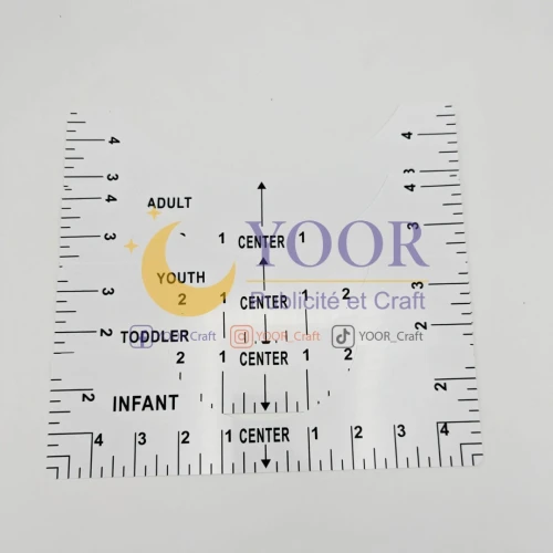 kit règles pour col 4pcs طقم مساطر القميص