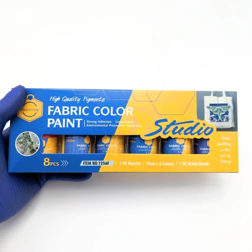 Kit peinture tissu طقم الوان قماش