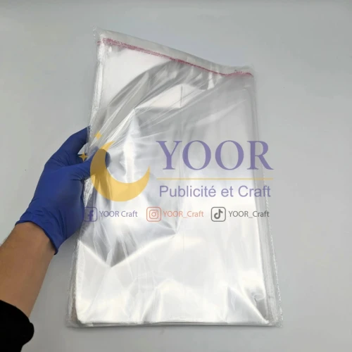 sac cellophane كيس شفاف