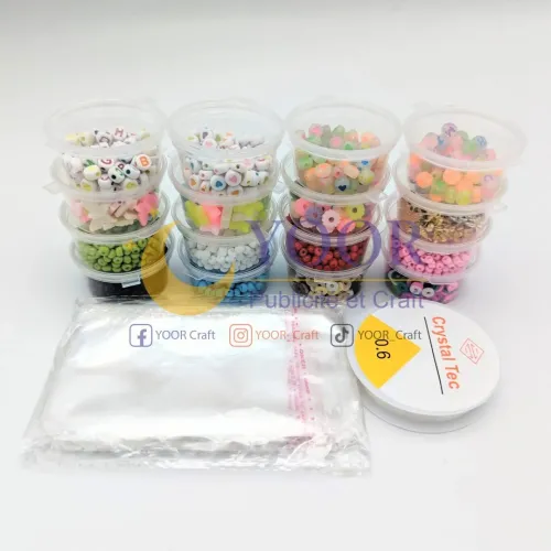 Kit perles 2 علبة خرز