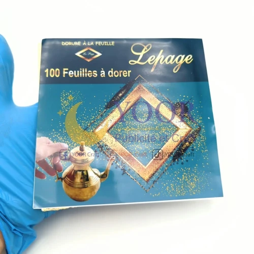 feuille d or 100pcs ورق ذهب