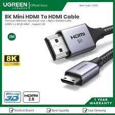 CABLE UGREEN MINI HDMI TO HDMI 8K 15515