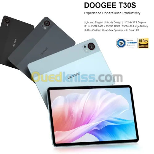 TABLETE DOOGEE T30S 11 POUCE 2K 256GB / 16GB