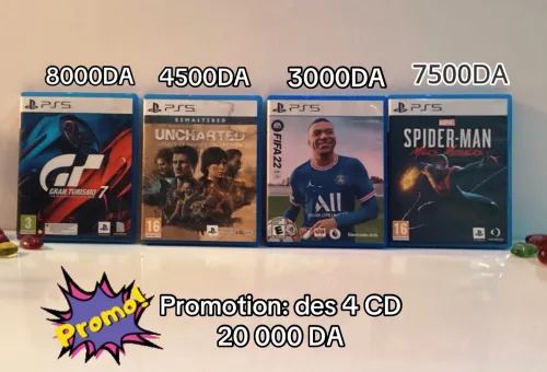 Vends des CD PS5