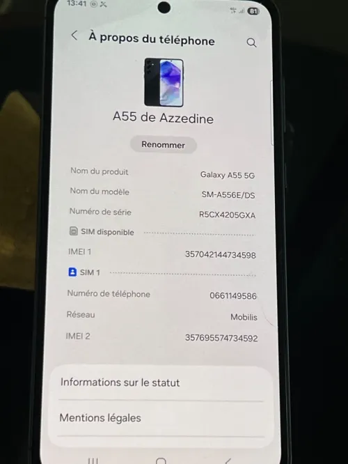 SAMSUNG galaxy A55 A55