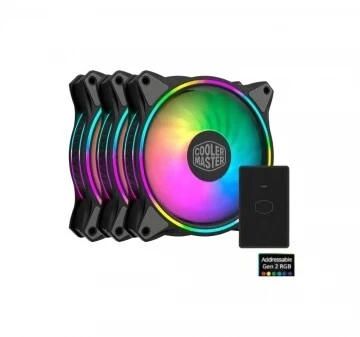 REFROIDISSEUR COOLER MASTER MASTERFAN MF120 HALO RGB 3 IN 1 