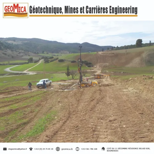 GEOTECHNIQUE, MINES ET CARRIERES ENGINEERING - ETUDE DE SOL - ALGÉRIE