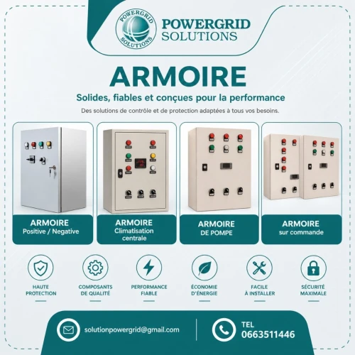 ARMOIRES ELECTRIQUES SUR COMMANDE