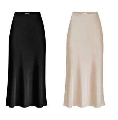 jupe de satin pour femme