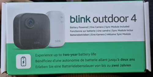 sonnette video + camera outdoor 4  "DOORBELL" blink