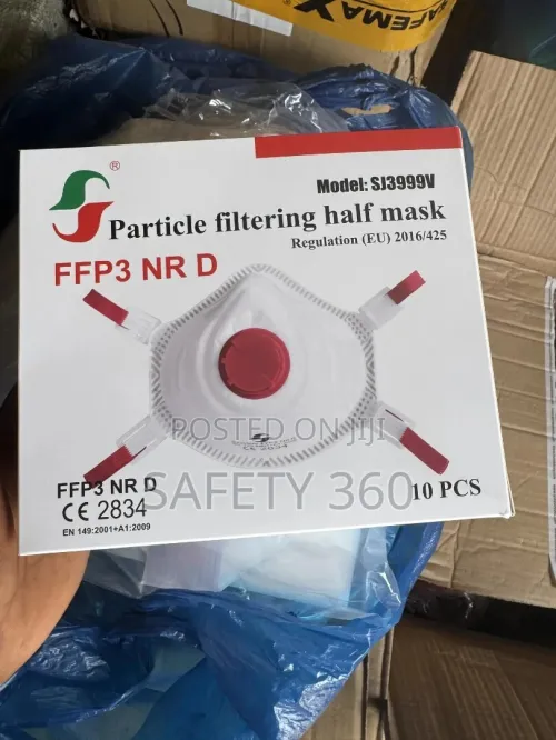 MASQUE PLIABLE AVEC VALVE FFP3 NR D ref SJ3999V BOITE DE 10