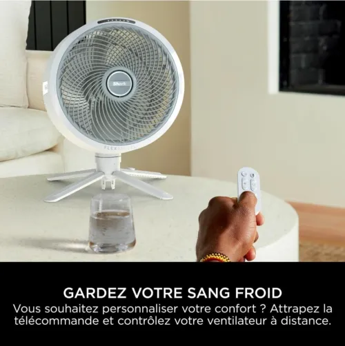 VENTILATEUR  flexbreeze - shark sans fils / batterie 20 h / silencieux / portable