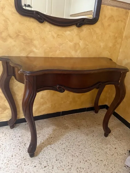 Table d'entrée avec miroir 