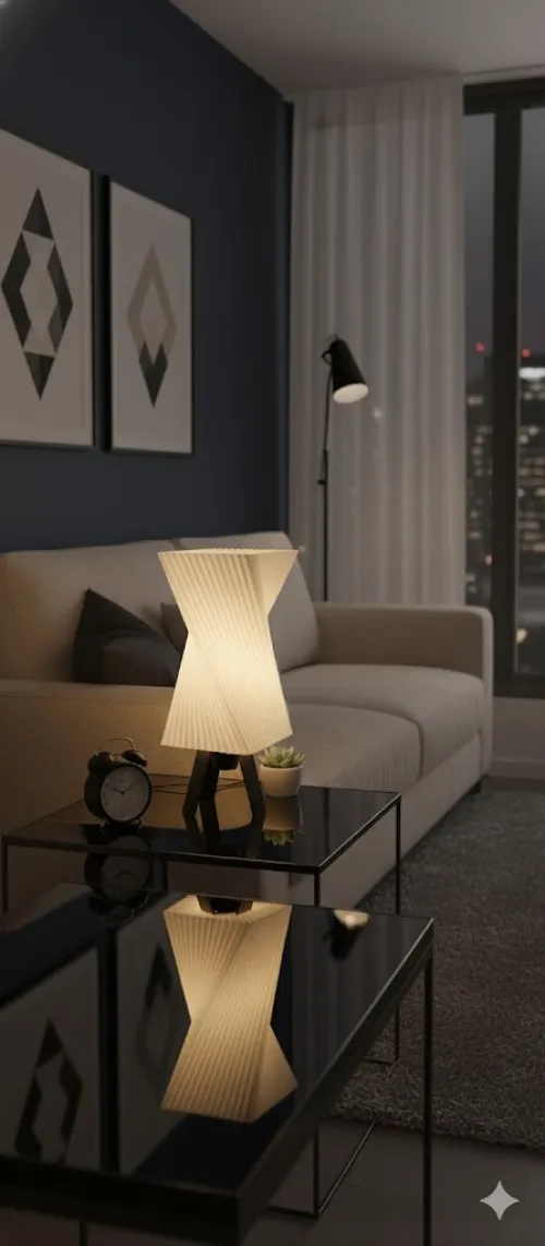 Veilleuse abat-jour led 3D  مصباح لاد