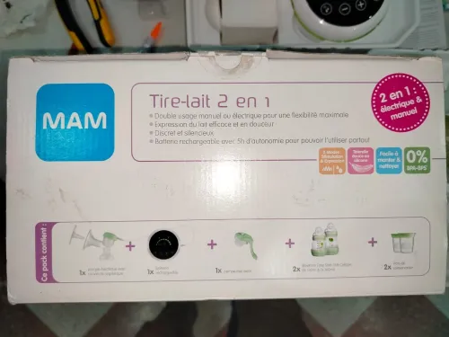 MAM Tire-Lait 2 en 1 Électrique & Manuel