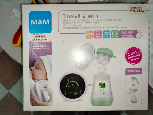 MAM Tire-Lait 2 en 1 Électrique & Manuel