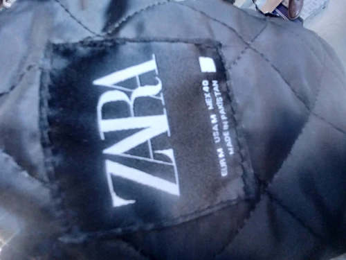 Veste cuire original marque zara